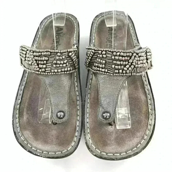 Alegria Car-264 womens platform size 35 pewter comfort orthopedic - Picture 2 of 15